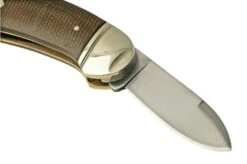 Rough Ryder Brown Burlap Bow Canoe RR2376, Pocket Knife -Famous Knife Shop RY2376 04 roughryder