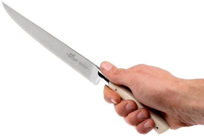 Lion Sabatier Edonist Perle Yatagan / Carving Knife 20 Cm, White, 806881 9 Lion Sabatier Edonist Perle Yatagan / Carving Knife 20 Cm, White, 806881 - Image 7