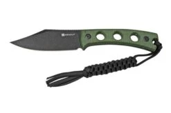 SENCUT Waxahachie SA11C Green Micarta Fixed Knife