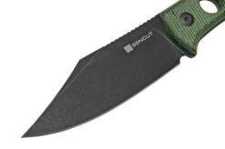 SENCUT Waxahachie SA11C Green Micarta Fixed Knife -Famous Knife Shop SESA11C 03 sencut
