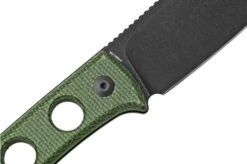 SENCUT Waxahachie SA11C Green Micarta Fixed Knife -Famous Knife Shop SESA11C 05 sencut
