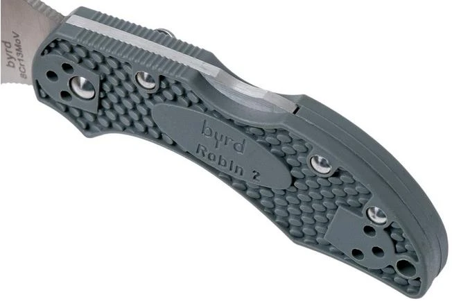 Spyderco Byrd Robin 2 Grey BY10PGY2 Pocket Knife 8 Spyderco Byrd Robin 2 Grey BY10PGY2 Pocket Knife - Image 6
