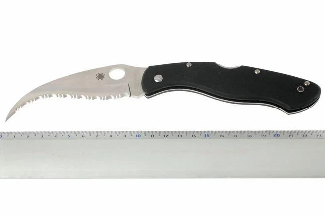 Spyderco Civilian C12GS Serrated Pocket Knife 7 Spyderco Civilian C12GS Serrated Pocket Knife - Image 5