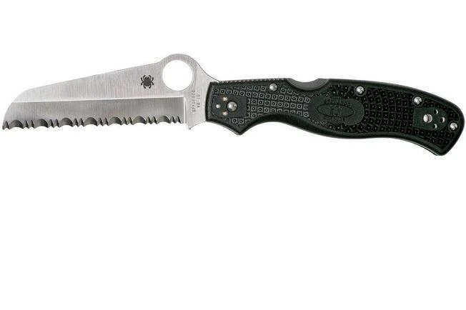 Spyderco Rescue 3 C14SBK3 Serrated Rescue Knife 3 Spyderco Rescue 3 C14SBK3 Serrated Rescue Knife