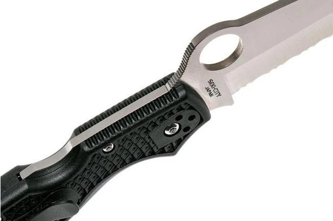 Spyderco Rescue 3 C14SBK3 Serrated Rescue Knife 8 Spyderco Rescue 3 C14SBK3 Serrated Rescue Knife - Image 6