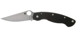 Spyderco Military 52100 C36CFP51200 Carbon Fibre Pocket Knife