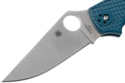 Spyderco Stretch 2 Blue K390 C90FP2K390 Pocket Knife -Famous Knife Shop SPC90FP2K390 03 spyderco
