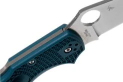 Spyderco Stretch 2 Blue K390 C90FP2K390 Pocket Knife -Famous Knife Shop SPC90FP2K390 06 spyderco