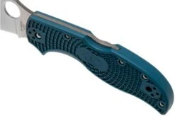 Spyderco Stretch 2 Blue K390 C90FP2K390 Pocket Knife -Famous Knife Shop SPC90FP2K390 07 spyderco
