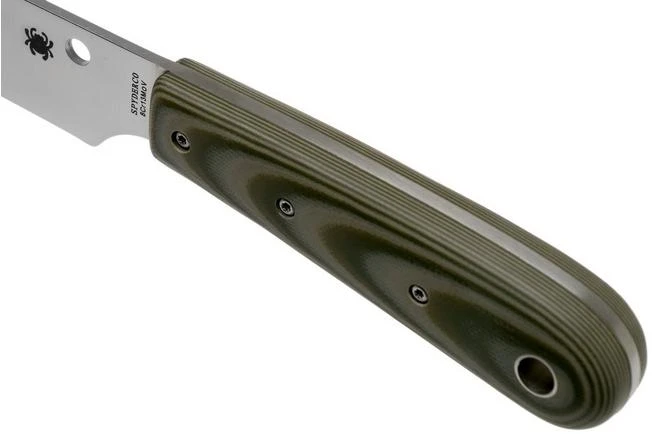 Spyderco Bow River FB64GPOD OD Green Fixed Knife, Phil Wilson Design 7 Spyderco Bow River FB64GPOD OD Green Fixed Knife, Phil Wilson Design - Image 5