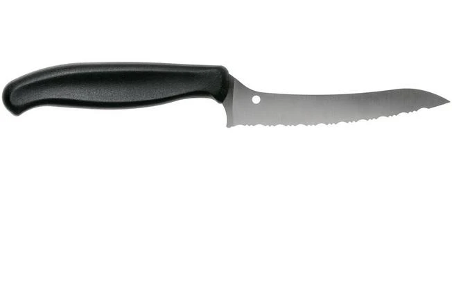 Spyderco Z-Cut K14SBK Utility Knife 11 Cm, Black Double Serrations 4 Spyderco Z-Cut K14SBK Utility Knife 11 Cm, Black Double Serrations - Image 2