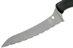 Spyderco Z-Cut K14SBK Utility Knife 11 Cm, Black Double Serrations 10 Spyderco Z-Cut K14SBK Utility Knife 11 Cm, Black Double Serrations -Famous Knife Shop SPK14SBK 03 spyderco