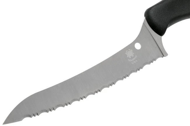 Spyderco Z-Cut K14SBK Utility Knife 11 Cm, Black Double Serrations 5 Spyderco Z-Cut K14SBK Utility Knife 11 Cm, Black Double Serrations - Image 3