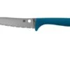 Spyderco Counter Puppy Serrated Tomato Knife Blue, K20SBL -Famous Knife Shop SPK20SBL 01 spyderco