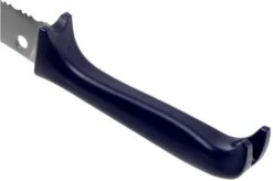 Spyderco Counter Puppy Serrated Tomato Knife Purple, K20SPR -Famous Knife Shop SPK20SPR 04 spyderco