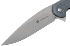Steel Will Intrigue F45-14 Grey FRN Pocket Knife -Famous Knife Shop SWK F45 14 03 steel will knives