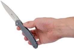Steel Will Intrigue F45-14 Grey FRN Pocket Knife -Famous Knife Shop SWK F45 14 08 steel will knives