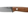 TRC Knives Classic Freedom, Brown Canvas Micarta Outdoor Knife -Famous Knife Shop TI CF MICBR 01 trc knives