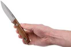 TRC Knives Classic Freedom, Brown Canvas Micarta Outdoor Knife 16 TRC Knives Classic Freedom, Brown Canvas Micarta Outdoor Knife -Famous Knife Shop TI CF MICBR 06 trc knives