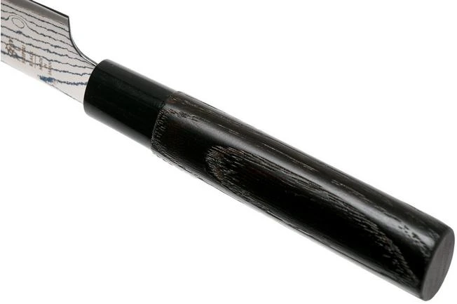 Tojiro Shippu Black Damascus Utility Knife 13 Cm, FD-1592 6 Tojiro Shippu Black Damascus Utility Knife 13 Cm, FD-1592 - Image 4