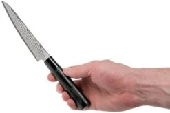 Tojiro Shippu Black Damascus Utility Knife 13 Cm, FD-1592 15 Tojiro Shippu Black Damascus Utility Knife 13 Cm, FD-1592 -Famous Knife Shop TJFD 1592 06 tojiro sippu black