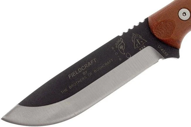 TOPS Knives B.O.B. Fieldcraft Brown Micarta BROS-01 4 TOPS Knives B.O.B. Fieldcraft Brown Micarta BROS-01 - Image 2