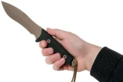 Spartan Blades Ronin Shinto, FDE Blade, Black Handle, Outdoor Knife 15 Spartan Blades Ronin Shinto, FDE Blade, Black Handle, Outdoor Knife -Famous Knife Shop USSB47DEBKNLTN 06 spartan blades