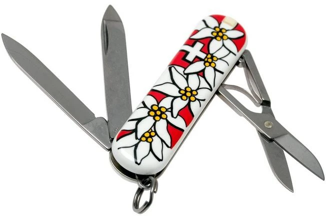 Victorinox Classic Edelweiss 0.6203.840 Swiss Pocket Knife 4 Victorinox Classic Edelweiss 0.6203.840 Swiss Pocket Knife - Image 2