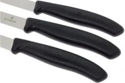 Victorinox SwissClassic Vegetable Knives Black, Set Of 3, 6.7113.3 8 Victorinox SwissClassic Vegetable Knives Black, Set Of 3, 6.7113.3 -Famous Knife Shop VT6 7113 3 03 victorinox groentemesset vt6 7113 3 03
