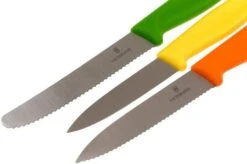 Victorinox SwissClassic Vegetable Knife Set, Set Of 3, 6.7116.31G -Famous Knife Shop VT6 7116 31G 03 victorinox vt6 7116 31g 03