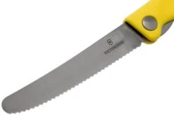 Victorinox SwissClassic Foldable Vegetable Knife Yellow Serrated, 6.7836.F8B -Famous Knife Shop VT6 7836 F8B 03 victorinox