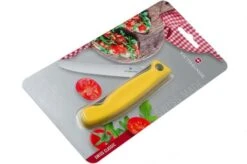 Victorinox SwissClassic Foldable Vegetable Knife Yellow Serrated, 6.7836.F8B -Famous Knife Shop VT6 7836 F8B 07 victorinox