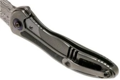 WE Knife 912CF-DS1 Synergy2 Damasteel Shredded Carbon Fibre Pocket Knife, Jim O’Young Design -Famous Knife Shop WK912CF DS1 05 we knife