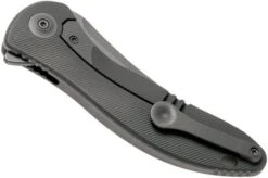 WE Knife 912C Synergy2 Grey Tanto Pocket Knife, Jim O’Young Design -Famous Knife Shop WK912C 04 we knife