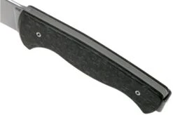 WE Knife MRF 925C Shredded Carbon Fibre, Polished Beadblast Slipjoint Pocket Knife, Markus Reichart Design -Famous Knife Shop WK925C 07 we knife