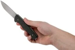 WE Knife MRF 925C Shredded Carbon Fibre, Polished Beadblast Slipjoint Pocket Knife, Markus Reichart Design -Famous Knife Shop WK925C 08 we knife