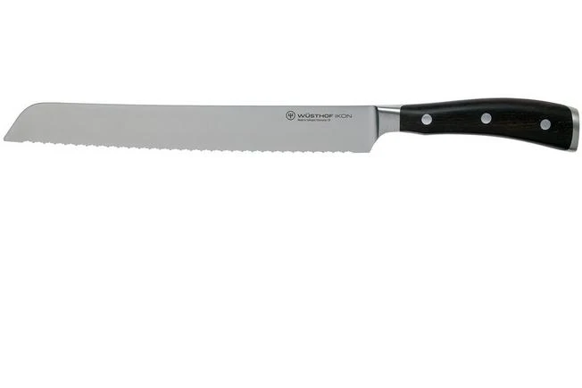 Wüsthof Ikon Double Serrated Bread Knife 23 Cm, 1010531123 3 Wüsthof Ikon Double Serrated Bread Knife 23 Cm, 1010531123