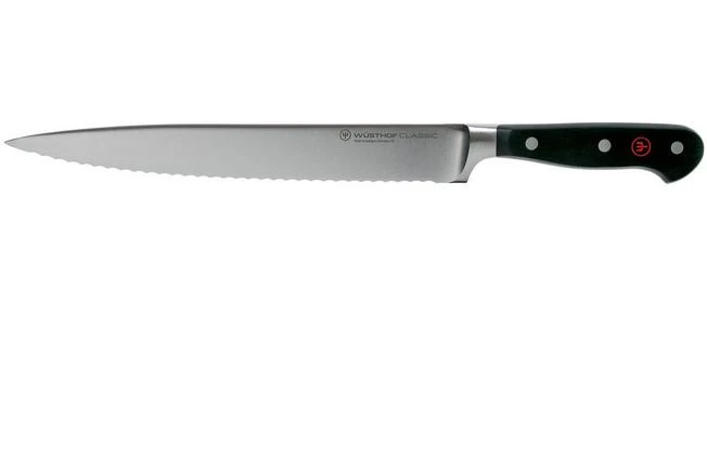 Wüsthof Classic Serrated Carving Knife 23 Cm, 1040100923 3 Wüsthof Classic Serrated Carving Knife 23 Cm, 1040100923