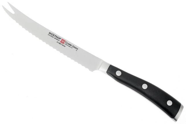 Wüsthof Classic IKON Tomato Knife 14 Cm (5") 3 Wüsthof Classic IKON Tomato Knife 14 Cm (5")