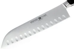 Wüsthof Classic Granton Santoku Knife 17 Cm, 4183 17 Wüsthof Classic Granton Santoku Knife 17 Cm, 4183 -Famous Knife Shop WU4183 02 wusthof 4183 santoku kuiltjes d2