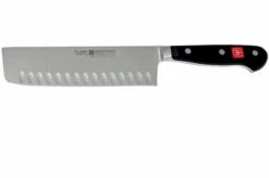 Wüsthof Classic Nakiri With Dents 17 Cm, 4193, 16 Wüsthof Classic Nakiri With Dents 17 Cm, 4193, -Famous Knife Shop WU4193 01 wusthof classic nakiri kuiltjes wu4193 01