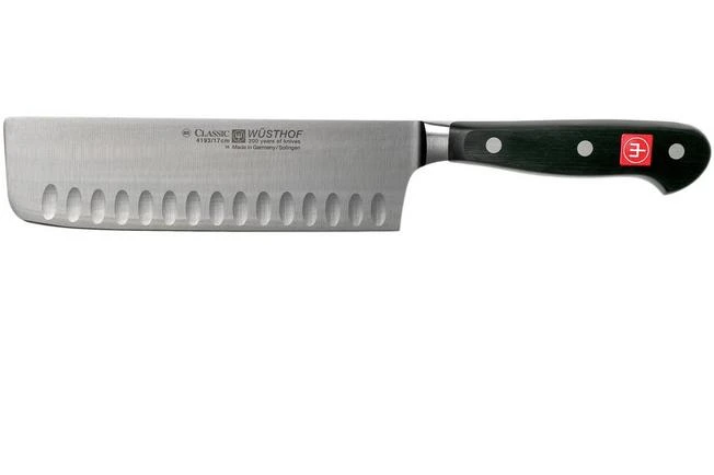 Wüsthof Classic Nakiri With Dents 17 Cm, 4193, 4 Wüsthof Classic Nakiri With Dents 17 Cm, 4193, - Image 2
