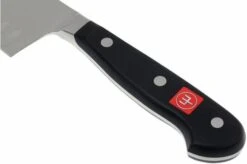 Wüsthof Classic Nakiri With Dents 17 Cm, 4193, 20 Wüsthof Classic Nakiri With Dents 17 Cm, 4193, -Famous Knife Shop WU4193 03 wusthof classic nakiri kuiltjes wu4193 03