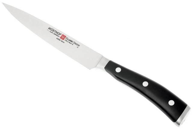 Wüsthof Classic IKON Carving Knife 16 Cm (6") 3 Wüsthof Classic IKON Carving Knife 16 Cm (6")