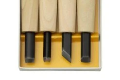 Yoshiharu Y-4 Mitomoto Japanese Wood Carving Knives, Set Of 4 8 Yoshiharu Y-4 Mitomoto Japanese Wood Carving Knives, Set Of 4 -Famous Knife Shop YSH 011 03 yoshiharu