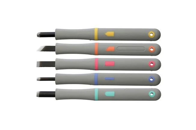 Yoshiharu MRG-5 Maruichi Japanese Wood Carving Knives, Set Of 5 3 Yoshiharu MRG-5 Maruichi Japanese Wood Carving Knives, Set Of 5