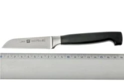 Zwilling J.A. Henckels Four Star Paring Knife 3" Straight -Famous Knife Shop ZW31070 090 04 zwilling 31070 090 groentemes 8cm d4