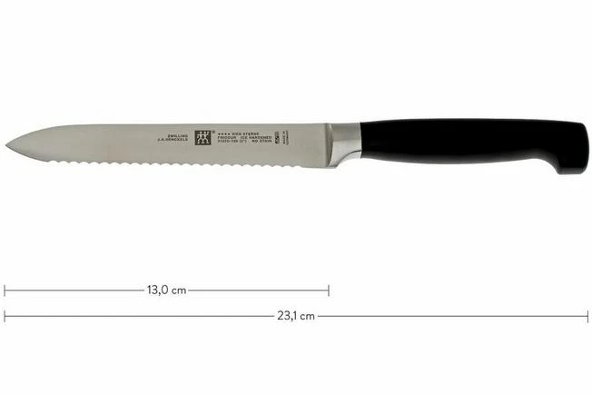 Zwilling 31070-130 Four Star Sausage Knife 3 Zwilling 31070-130 Four Star Sausage Knife